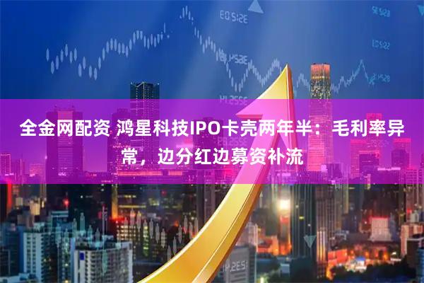 全金网配资 鸿星科技IPO卡壳两年半：毛利率异常，边分红边募资补流